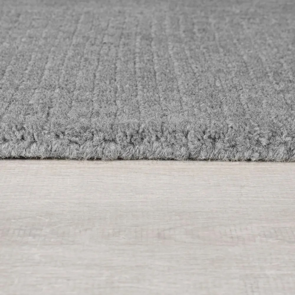 Tappeto greige in lana tessuto a mano 160x230 cm Border – Flair Rugs