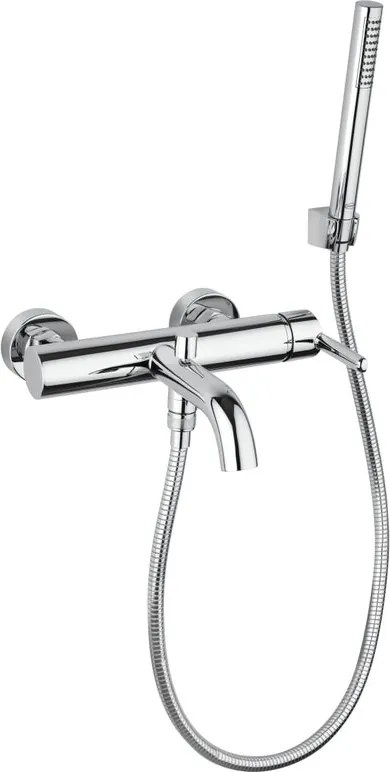 Rubinetto per vasca getto laminare cristallino Baleno per muro grigio cromato JACUZZI RUBINETTERIA