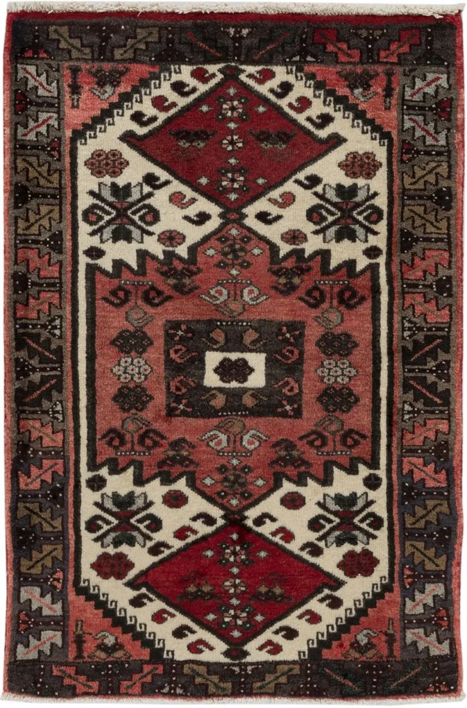 Persian Tappeto 80x120 (Iran) Annodato A Mano