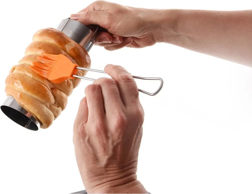 Set di stampi da forno in acciaio inox per torta a camino 2 pz ø 6 cm – Orion