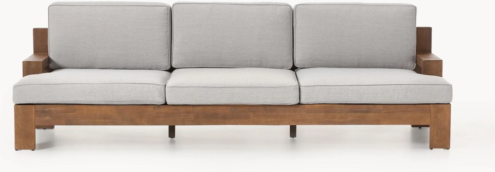 Divano da giardino 3 posti in legno di acacia Joshua