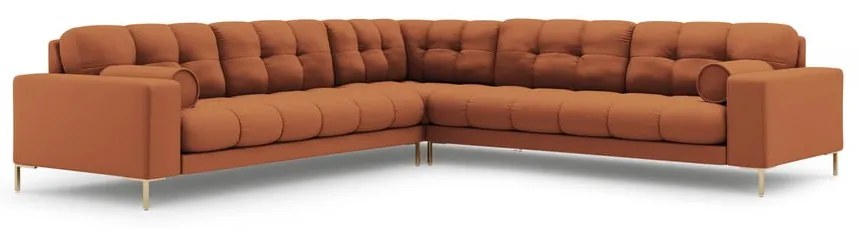 Divano angolare variabile in colore mattone Bali - Cosmopolitan Design