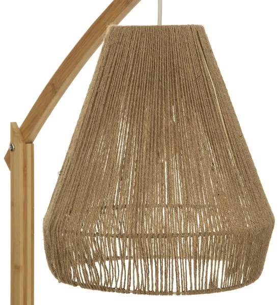 Atmosphera - Lampada con piedistallo PALM 1xE27/60W/230V bambù/canapa