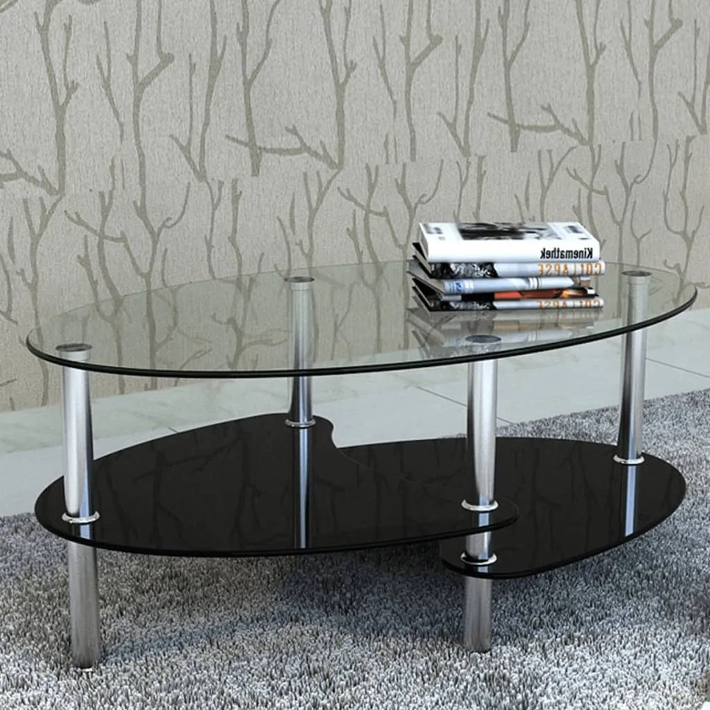 Tavolino Da Salotto Con Design Esclusivo Nero /