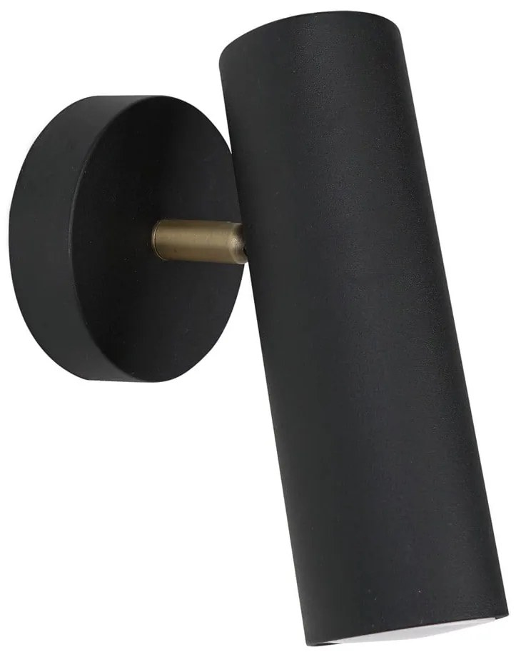 Lampada da parete nera, altezza 17 cm Milan - SULION