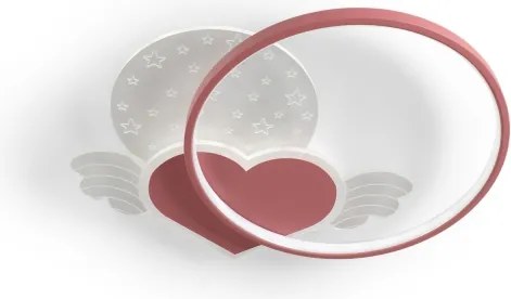 Brilagi - Plafoniera LED per bambini LOVE LED/48W/230V 3000/4500/6000K rosa