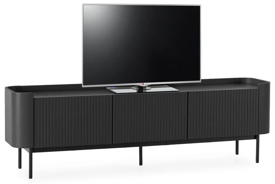 Mobile TV nero 180x55x40 cm Willa – MOME