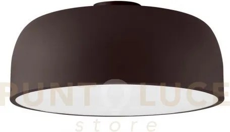 Plafoniera bistrot corten 3 luci attacco e27 38x38x19,5cm in metallo