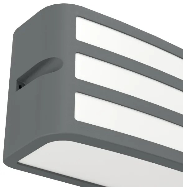 Eglo 900811 -Applique da esterno CAMARDA 1xE27/40W/230V antracite IP54