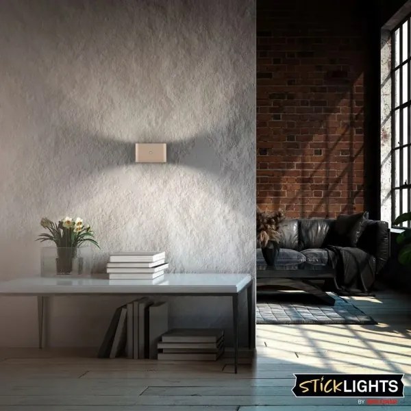 Briloner 3878011 - Applique LED ricaricabile con sensore CHAT LED/3W/5V 2000 mAh beige