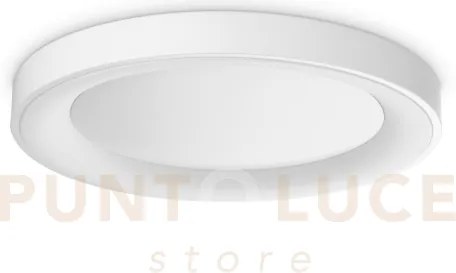 Planet plafoniera led 3000k 15w 1350 lm satinata bianca d.50cm