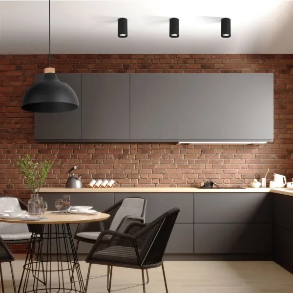 Faretto TUNE S 1xGU10/10W/230V 10 cm nero