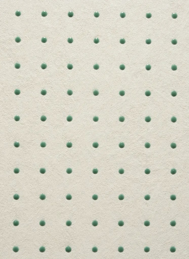 Arte International Carta da parati Dots - 31000 - Ivory White