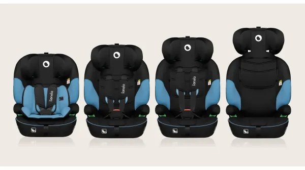 Lionelo - Seggiolino auto LEVI i-Size 76-150 cm Blu Cobalto