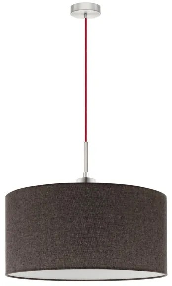 Eglo - Lampadario LED a cavo TUNJA 1xE27/60W/230V marrone