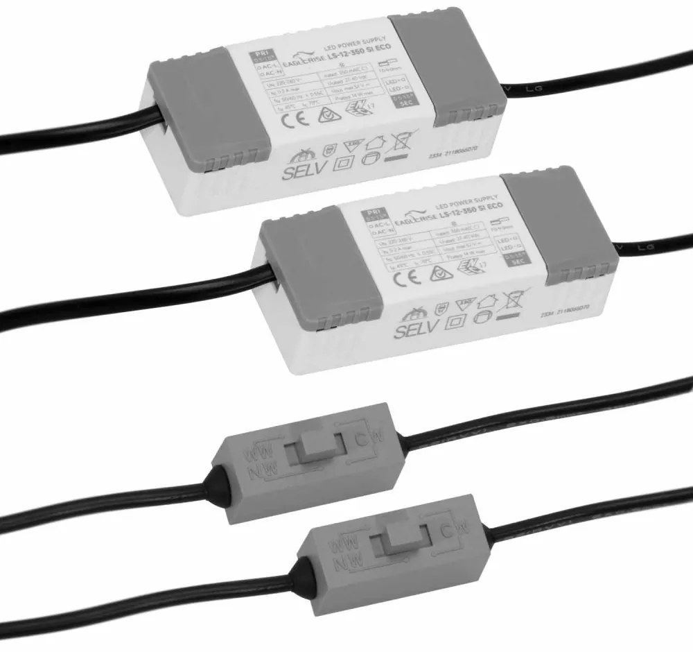 Faro LED da Incasso Orientabile 2x15W CCT Foro 185x100mm Bridgelux LED Colore Bianco Variabile CCT