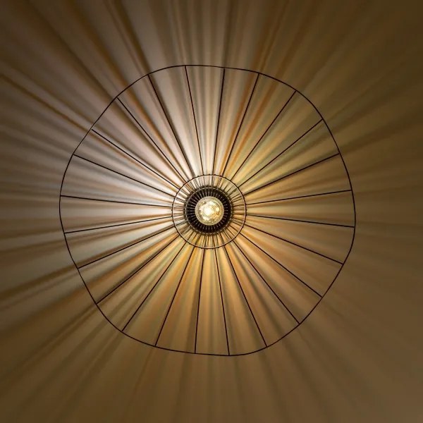 Brilagi - Lampadario a plafone LED CERIA WIRE 1xE27/40W/230V Ø 80 cm nero