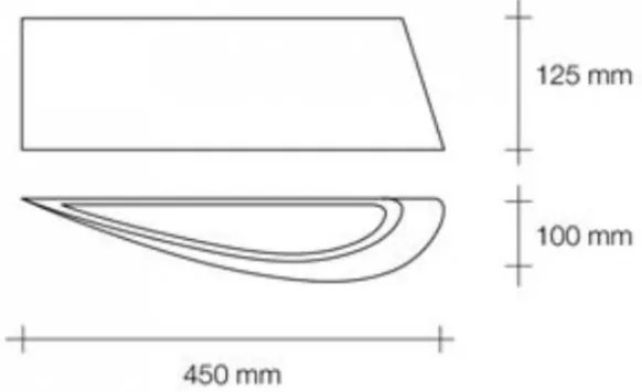 Sforzin illuminazione lampada da parete in gesso biemissione curvata sul lato delfi T224 (ULTIMI DISPONIBILI - N°4)