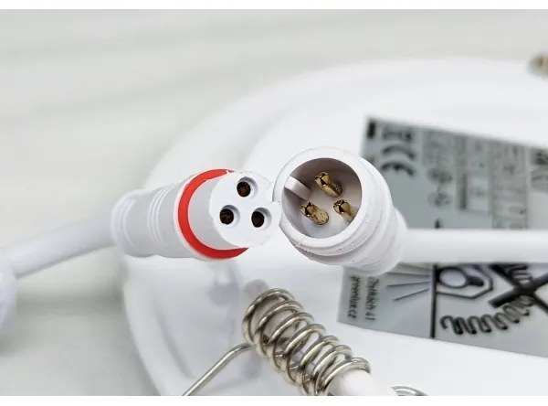 Lampada LED da incasso VEGA LED/6W/230V 2900/3900/5800K diametro 12,5 cm bianco