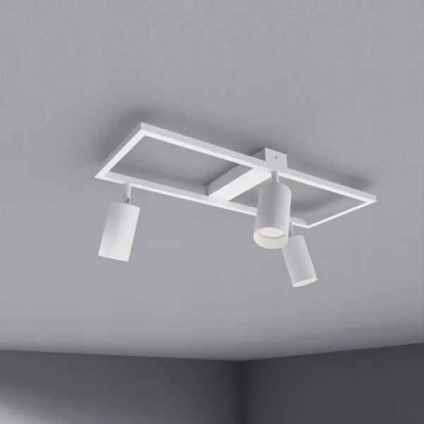 Faretto da soffitto 3xGU10/30W/230V bianco