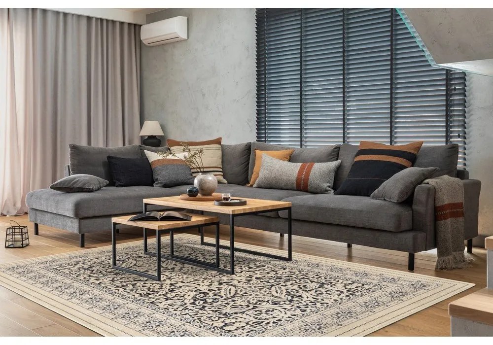 Tappeto in lana beige 133x180 cm Joanne - Agnella