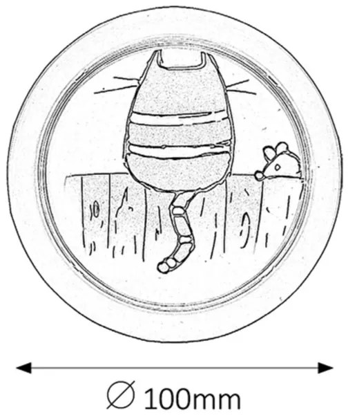 Rabalux 4564 - Applique a LED per bambini CATHY LED/0,3W
