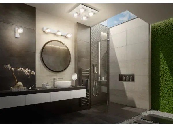 Ledvance -Applique a LED da bagno ORBIS FLAME 2xLED/5,5W/230V IP44 bianco