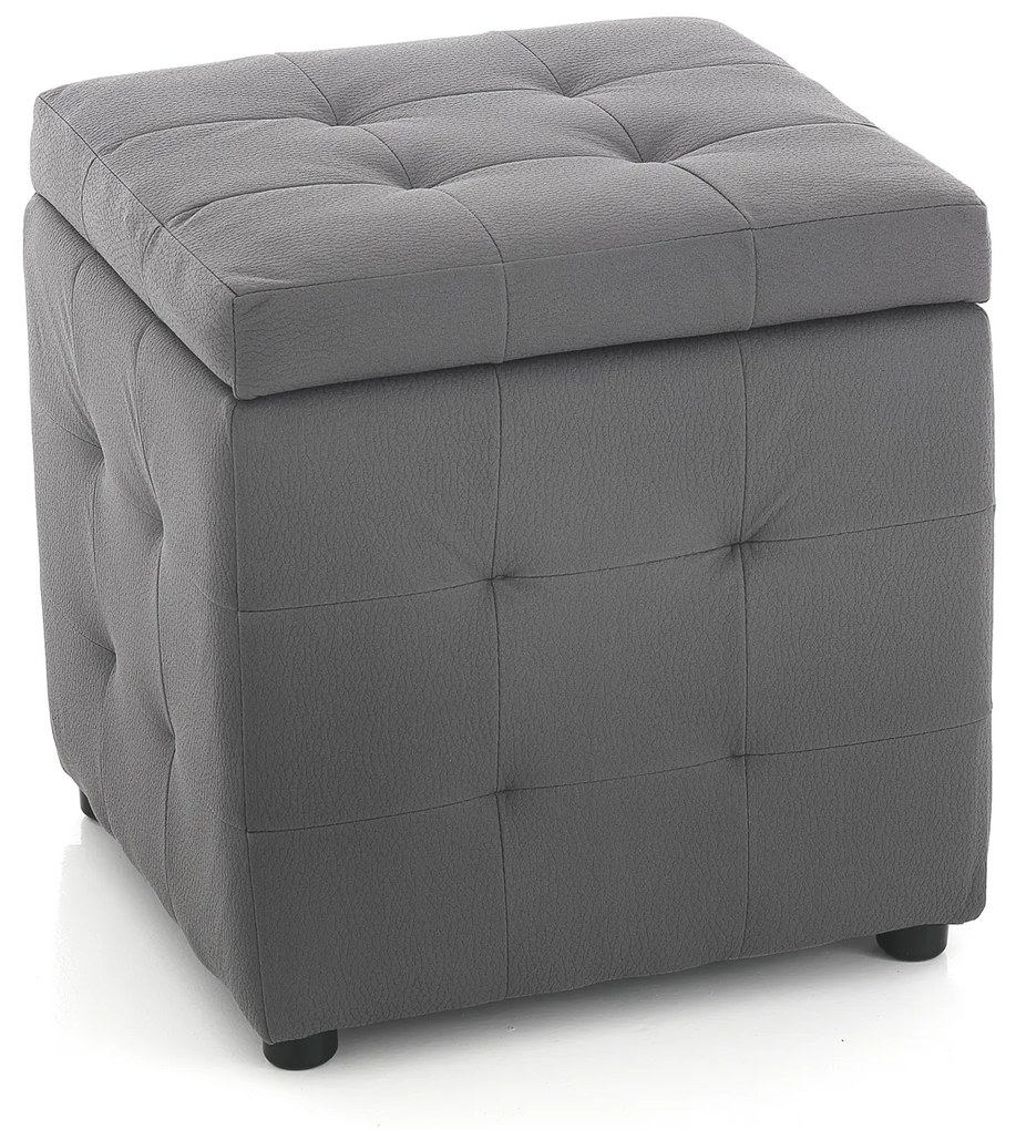 Pouf contenitore 45x47 cm grigio Dado Tomasucci