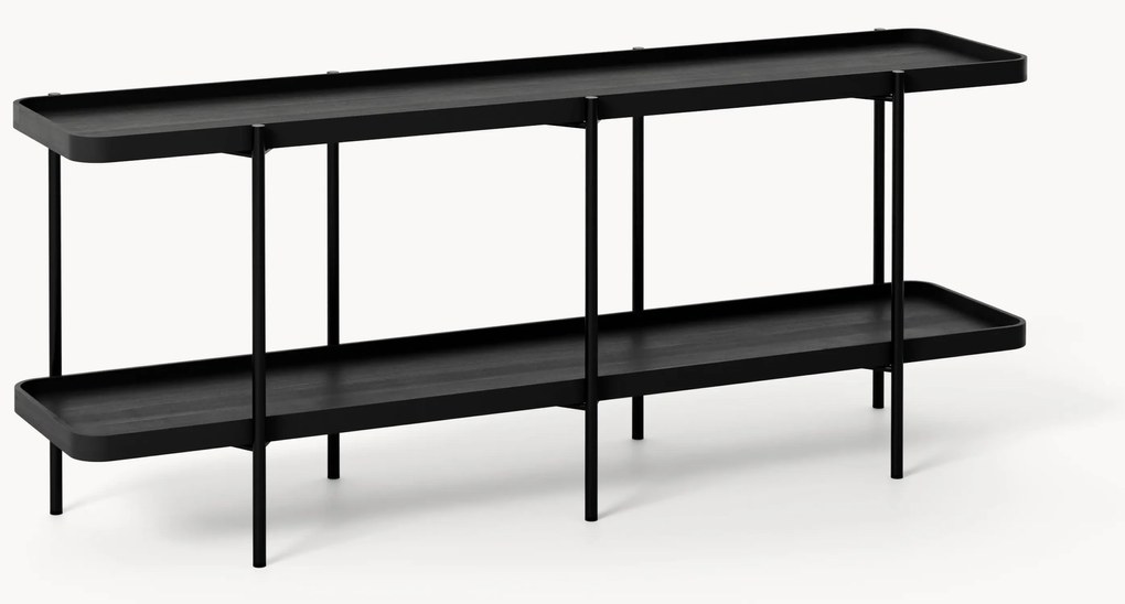 Scaffale basso in legno Renee