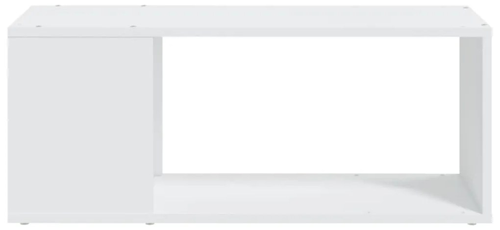 Mobile porta tv bianco 80x24x32 cm in legno multistrato