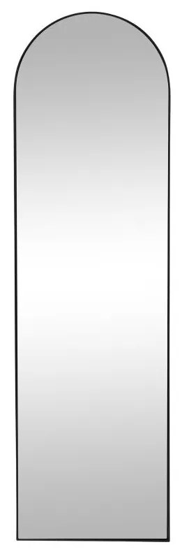Specchio ad arco da terra L. 50 x H. 170 cm in Metallo Nero - MAILEN