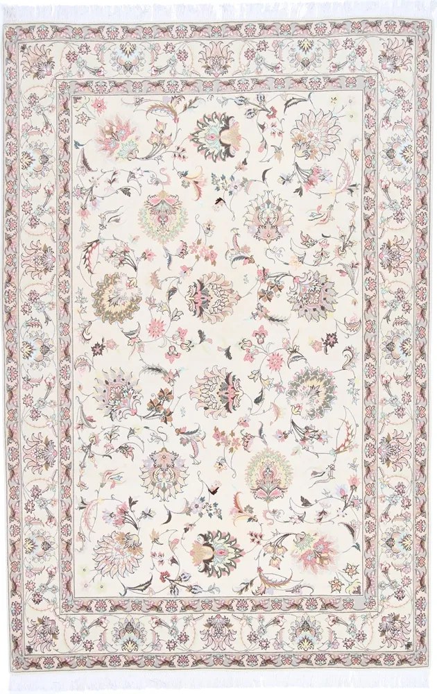 Tabriz Tappeto 310 x 200 Beige (Iran) Annodato A Mano