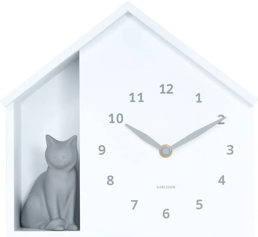 Orologio da parete Sitting Cat – Karlsson