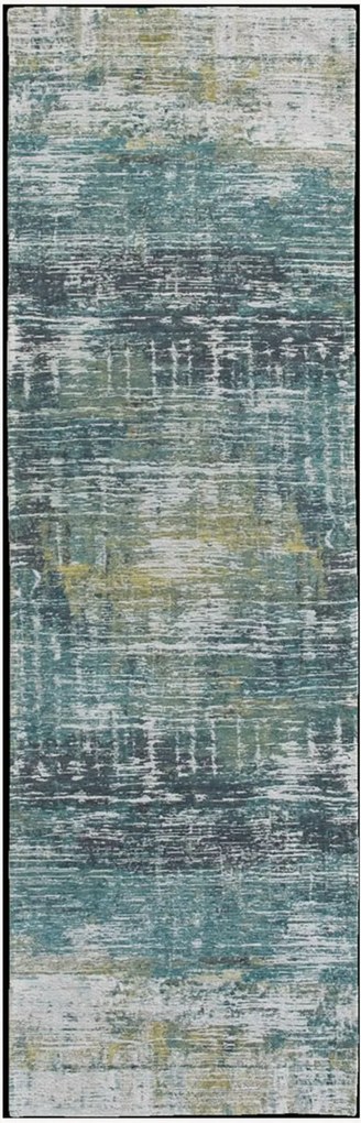 Passatoia jacquard lavabile da interno-esterno Streaks