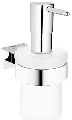 GROHE 40756001 - Dispenser per sapone liquido ESSENTIALS CUBE 160 ml cromo lucido