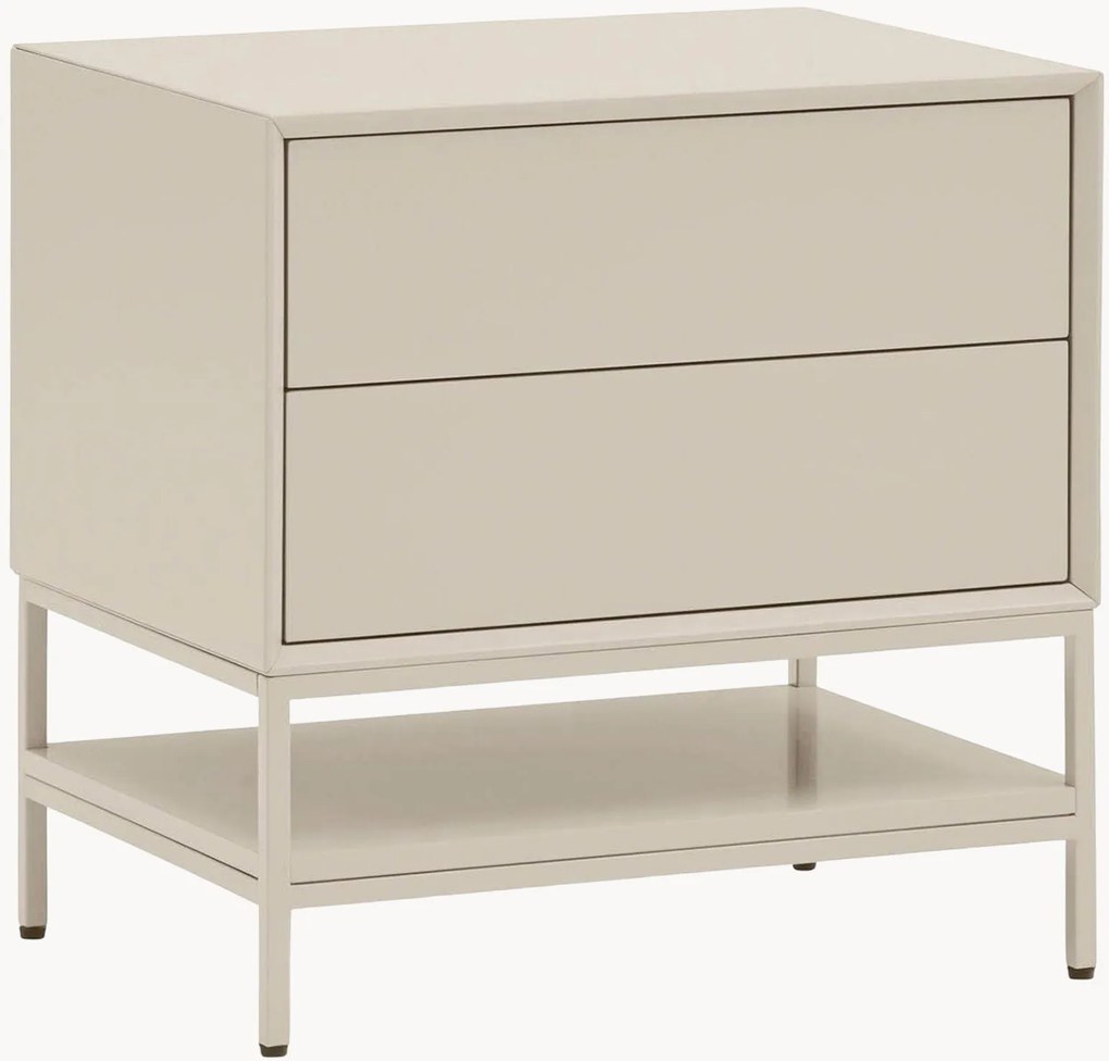 Comodino in legno con cassetti Platt