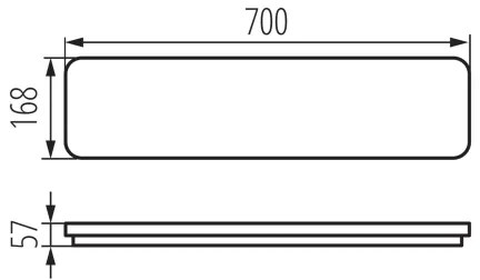 Kanlux38795-Plafoniera LED LINCEA LED/15/20/24W/230V 3000/4000/6500K IK08 IP40