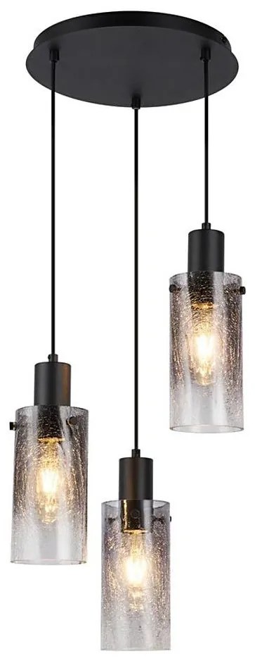 Rabalux 72038 - Lampadario a sospensione con filo FUMEA 3xE27/60W/230V