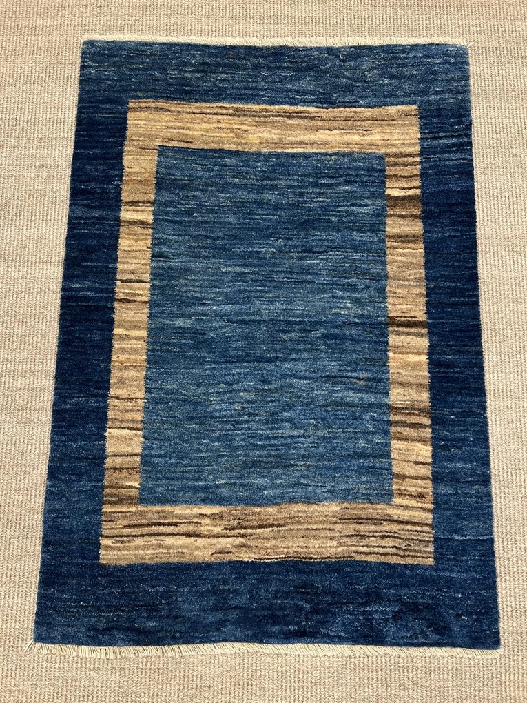 Gashguli Tappeto persiano 110 x 80 Blu (Iran) Annodato A Mano