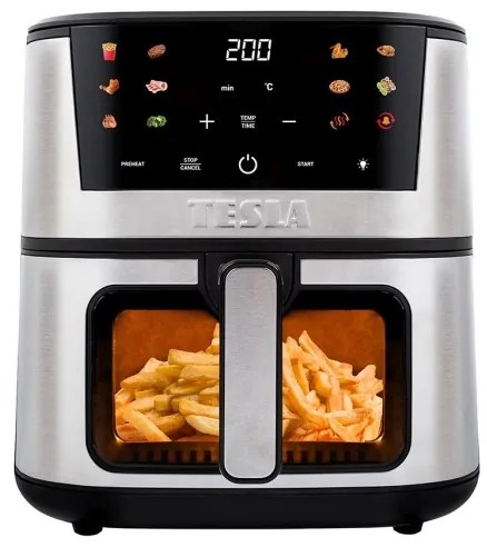TESLA Electronics AirCook- Friggitrice digitale multifunzionale ad aria calda 7 l 1600W/230V