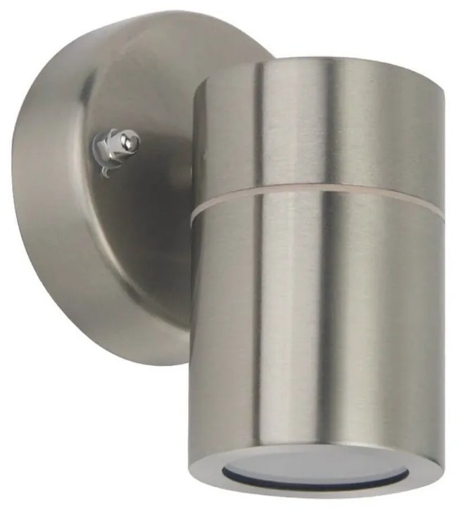 Applique da esterno Cilindrica Monodirezionale GU10 Silver