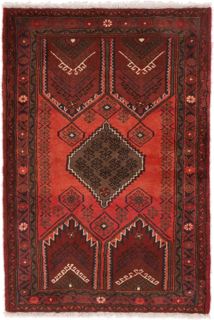 Hamedan Tappeto 150 x 100 (Iran) Annodato A Mano
