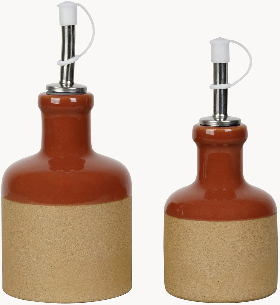 Set dispenser olio e aceto Jade 2 pz