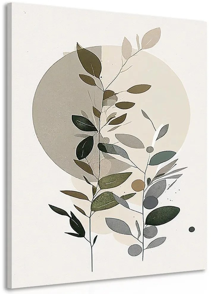 Quadro su tela – Piantine minimaliste in stile boho