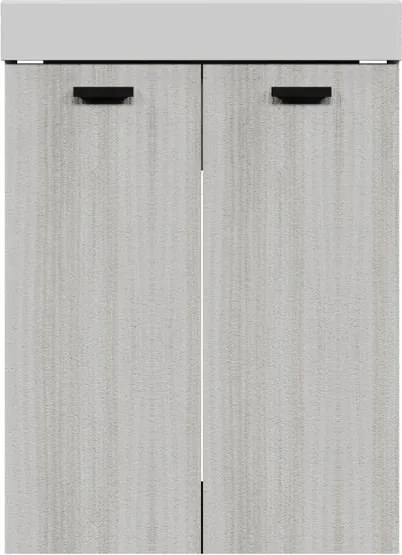 Mobile da bagno a terra L 60 x H 50 x P 50 cm bianco, 2 ante COLAVENE Alaqua