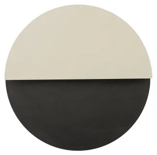 Applique a LED LUNA LED/7W/230V diametro 26 cm nero/beige