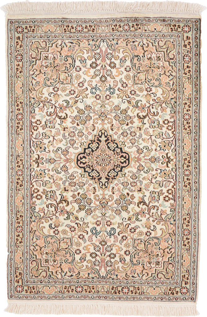 Cashmere Silk Tappeto orientale 70 x 100 (Indian) Annodato A Mano