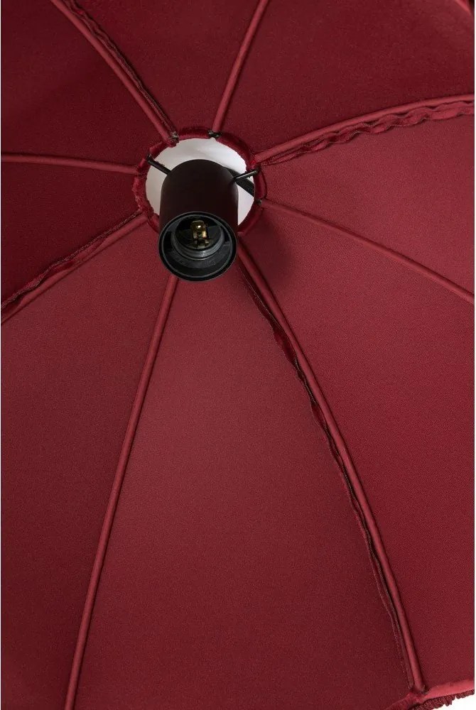 Lampadario bordeaux con paralume in tessuto ø 60 cm Malacia - Light &amp; Living