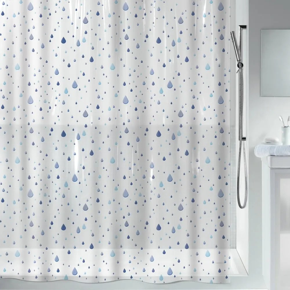 Tenda per doccia 180x200 cm Waterdrop – Spirella