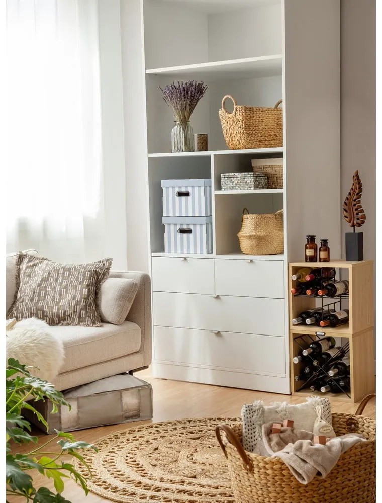 Cesto portaoggetti in seagrass chiaro , ⌀ 35 cm - Compactor